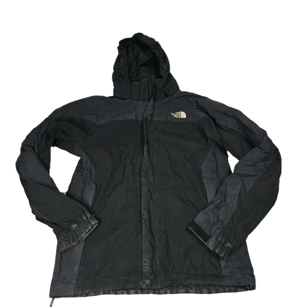The North Face Mens Gore‎ Tex Black Hooded Jacket Outdoor Adventure Size S P